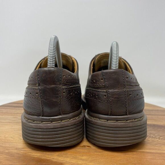 VTG Skechers Brown Leather Oxford Wingtip Brogue Dress Shoes Mens Sz 8 *SEE PICS - Picture 4 of 12
